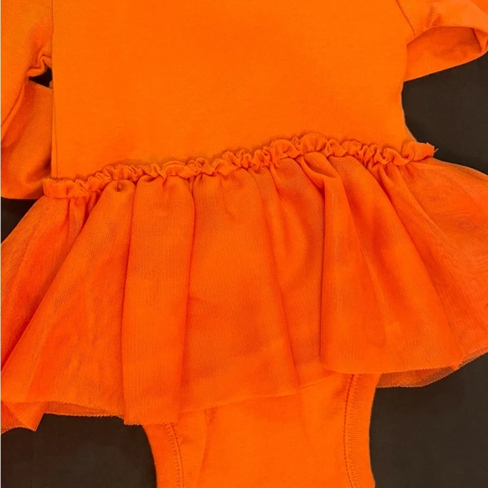 Old Navy‎ Orange and Black Halloween Costume 6-12 months